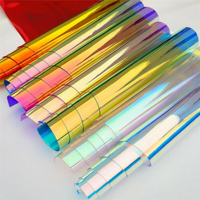 Multicolor PVC Tissu Sac à Main Articles de Papeterie Sacs Transparent