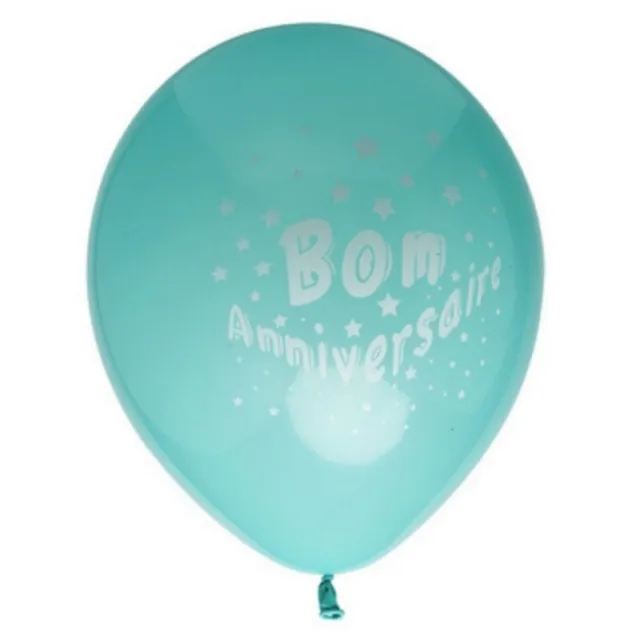 Gros lot 30 Ballons métallisés, Anniversaire 30 ans, Diam. 28 cm, Coloris  aléatoires