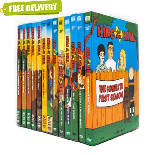 King of the Hill：37-Disc DVD Staffeln 1-13 Komplette TV-Serie BOX SET NEU