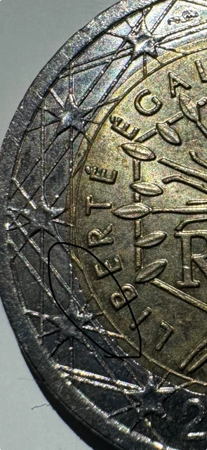 2 Euro Münze Liberte Egalite Fraternite 2002 2 EURO MÜNZE Frankreich 2002 Liberte Egalite Fraternite Fehlprägung EUR