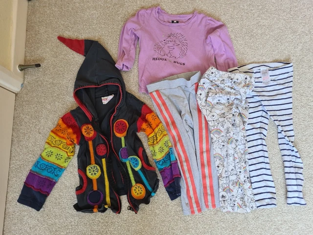 Girl Age 2-3 Hoodie Top Leggings Bundle Gap Tu Platinum