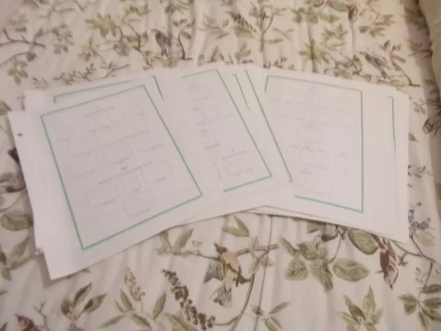 25 feuilles yvert et tellier de 1922 à 1938