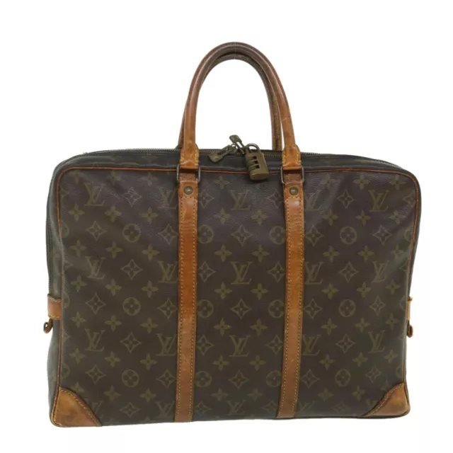 LOUIS VUITTON Monogram Porte Documents Voyage Business Bag M53361 LV Auth 53308