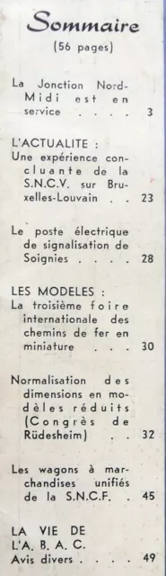 Rail et Traction n°22 1952 Revue vulgarisation ferroviaire chemin de fer Belge 2