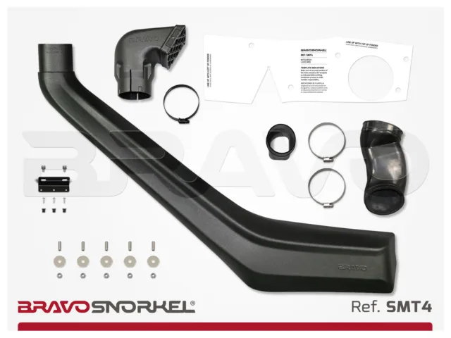 Bravo Snorkel Ansaugschnorchel für Mitsubishi L200 MQ + Fiat Fullback (2015-)