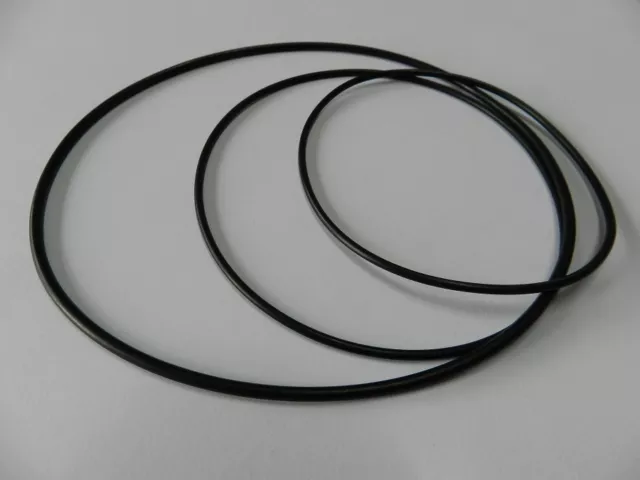 Rund Riemen Set passend für Telefunken M 3002  Rubber drive belt kit 020032