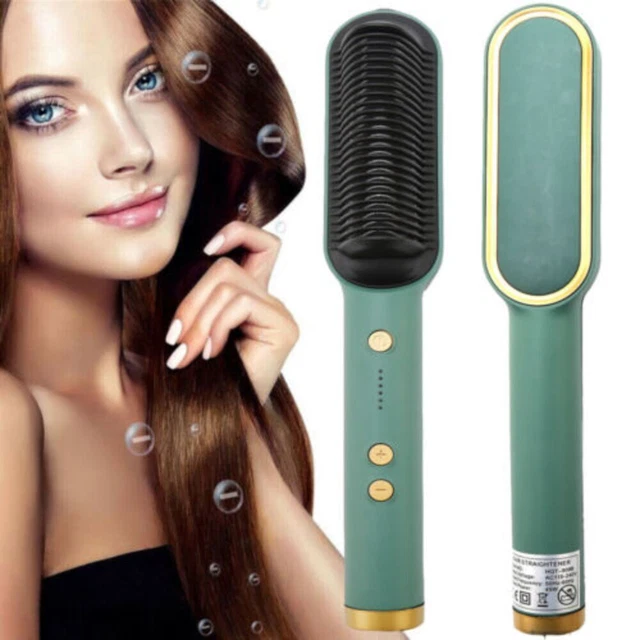 électrique de lisseur de cheveux Peigne chaud de fer rapide Outil de style