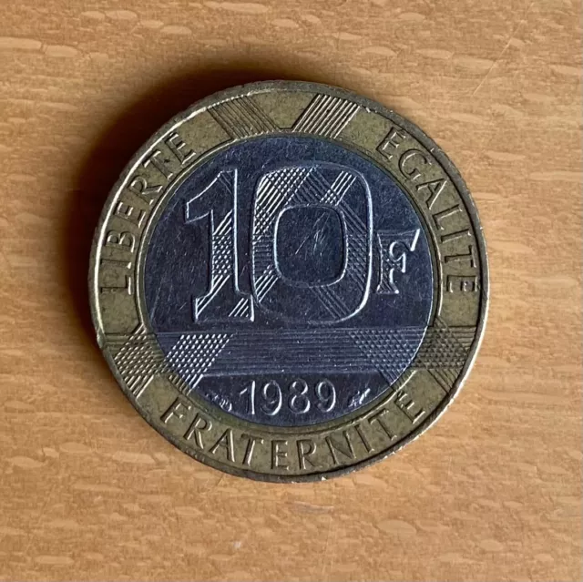 10 Francs Frankreich 1989