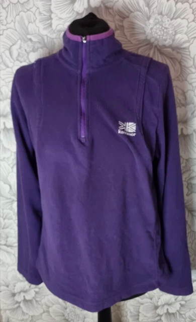 KARRIMOR MICROFLEECE LADIES Outdoor Clothing Purple Size UK 14 Used 11.99 PicClick UK