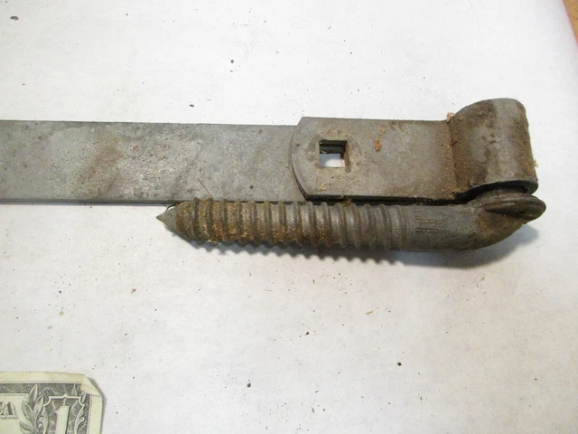 2 vintage 15" Strap Hinges with 5.25" Hinge Bolts 8