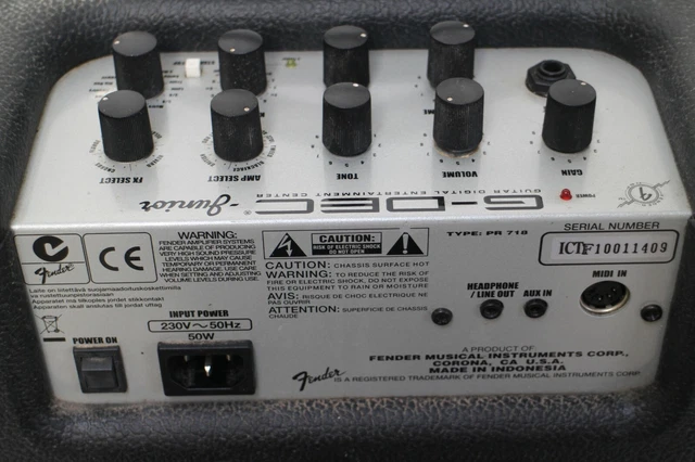 Ampli Guitar Fender G-Dec Junior Pr718 +Cable Jack 10 Metres De Long 5