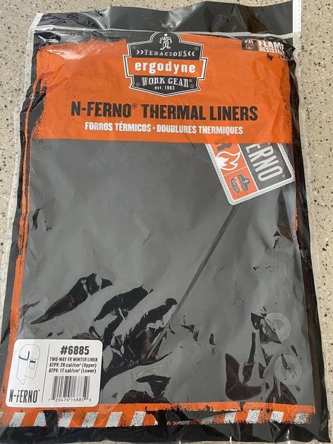 N-FERNO BY ERGODYNE 6885 Flame Resistant Hard Hat Winter Liner,Universal