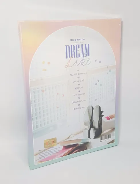 K-POP DreamNote 1st Single Album - [Dreamlike] CD+Photobook+2p Photocard Sealed 2
