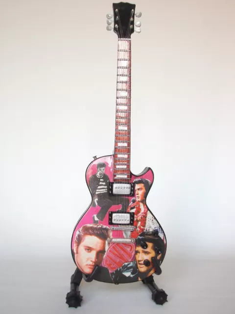 Guitare miniature hommage au King Elvis Presley