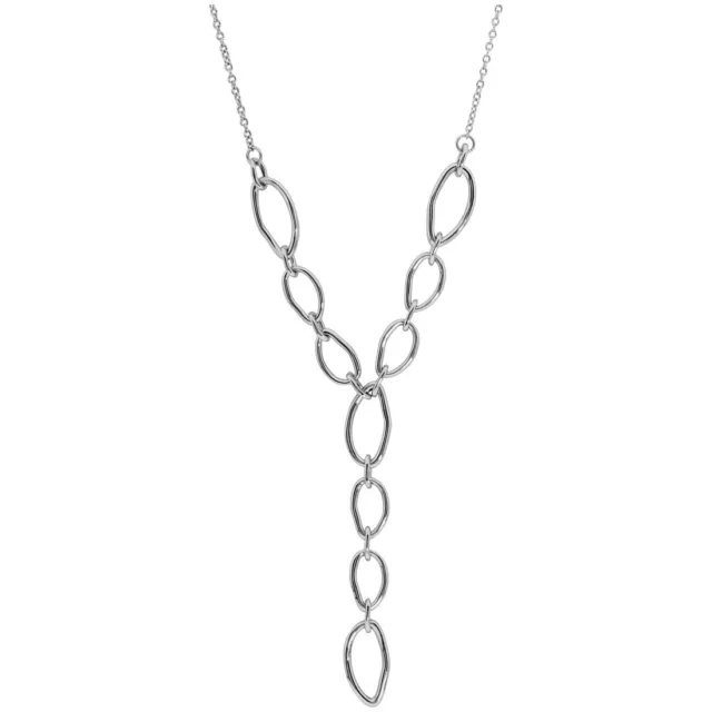 Gorjana Rowan Lariat Silver Necklace 188116S