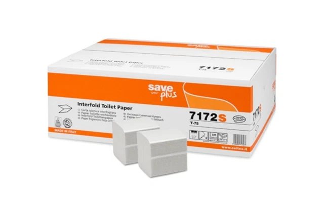 Celtex - Carta Igienica Interfogliata - Cartone 9000 Pezzi