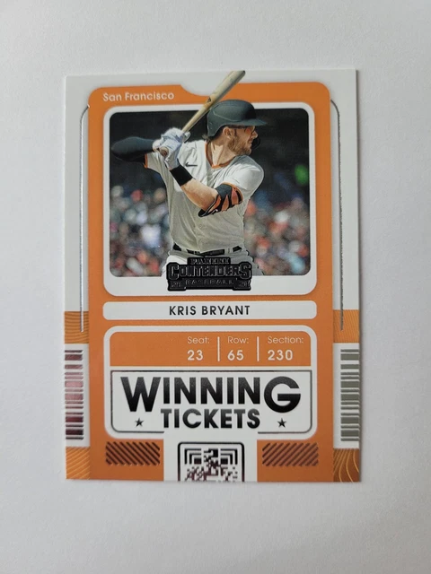 2021 Panini Contenders Winning Tickets #WT-KB Kris Bryant