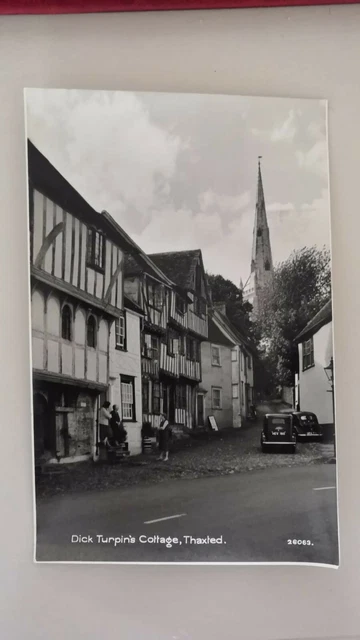 Dick Turpin's Cottage, Thaxted Essex real aerofilm photo Postcard