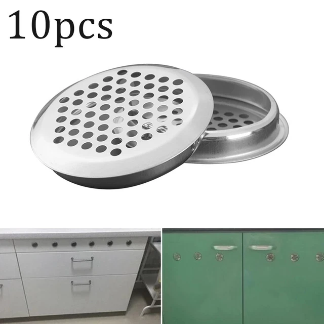 Agujeros de ventilación rejilla de escape oficina conector de ventilación transpirable acero inoxidable