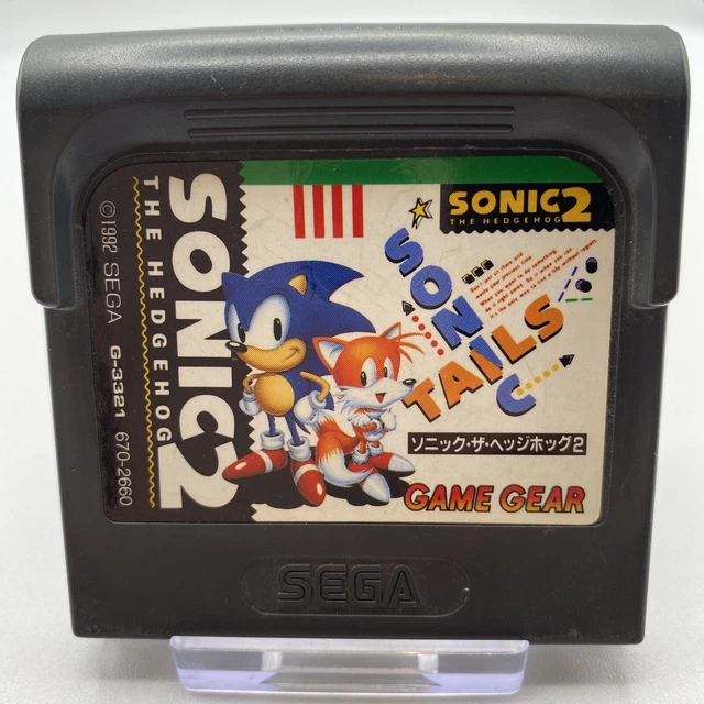 Jeu Vidéo Sonic 2 In 1 Pour SEGA Game Gear - Version PAL, Bon état Complet