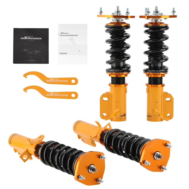 24 WAYS ADJ.SHOCKS Coilovers fit Toyota Corolla AE92 AE101 AE111 88-99 ...