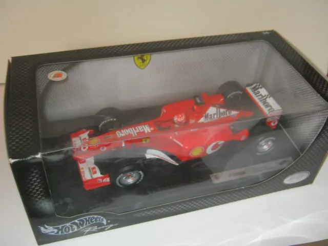 1:18 Ferrari F2001 MSchumacher 2001 full Tabacco HotwheelsF1 OVP 50202 original 3