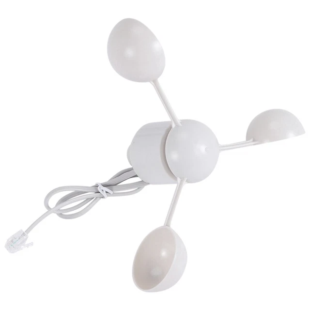 3X(WH-SP-WS01 Anemometer Wind Geschwindigkeit MessgeräT Wind Geschwindigkeit S2)