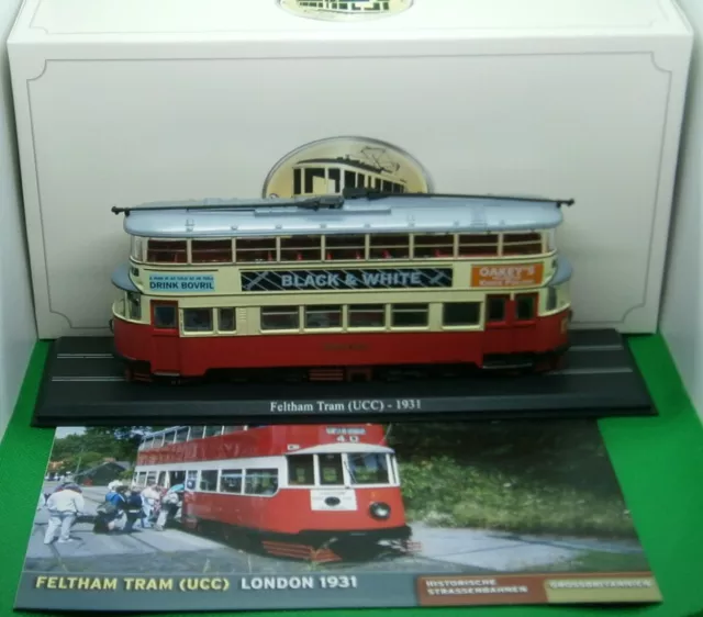 1:87 / Spur H0: ATLAS Editions Legendäre Strassenbahnen - FELTHAM TRAM