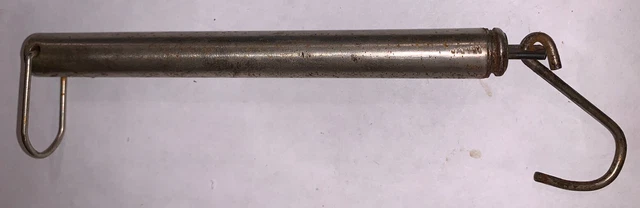 Old vintage antique bar tube style measuring ￼weighing Fishing Scale.