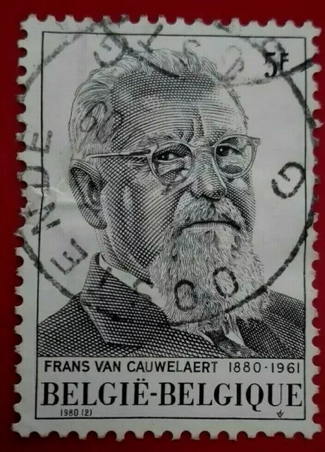 Belgium:1980 The 100th Anniversary of the Birth of Fr. Rare & Collectible Stamp.