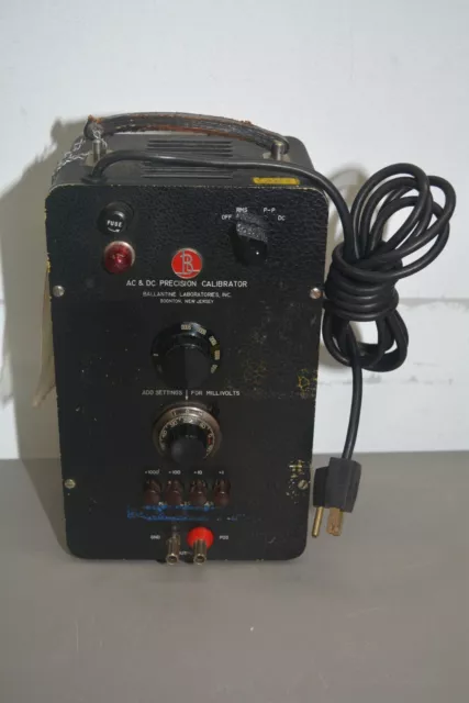 ^ Ballantine Labortories 420 AC/DC Precision Calibrator 0-10V #X760