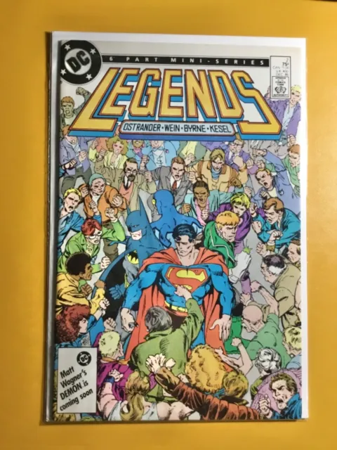 Legends (1986 Dc Comics) #2 Nm- 9.2. Unread ~ John Byrne