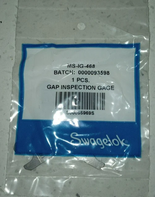 SWAGELOK MSIG468 GAP Inspection Gauge NEW IN SEALED FACTORY