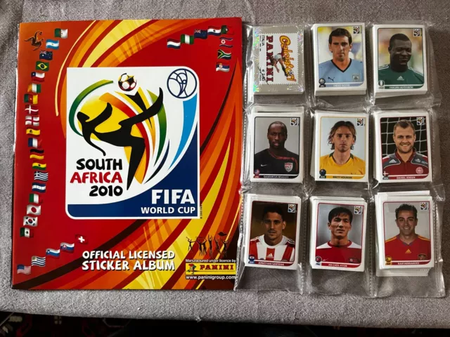 Panini Set Complet Stickers Wc World Cup Africa 2010 +Empty Album Vide New