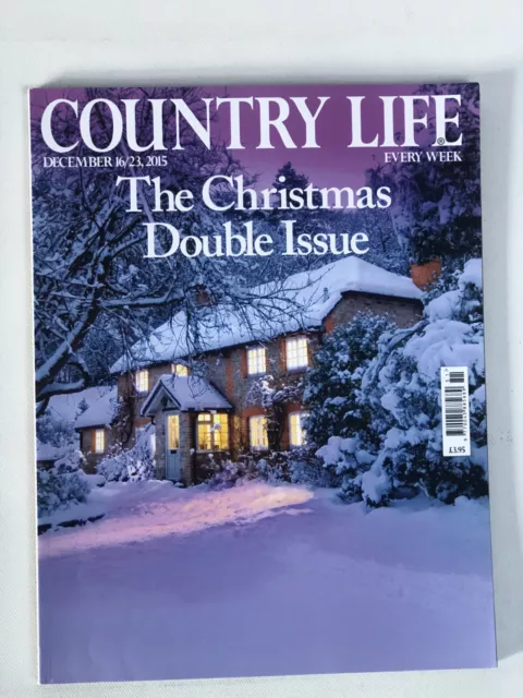 Country Life Magazine Christmas Number 16 December 2015 - Excellent Condition