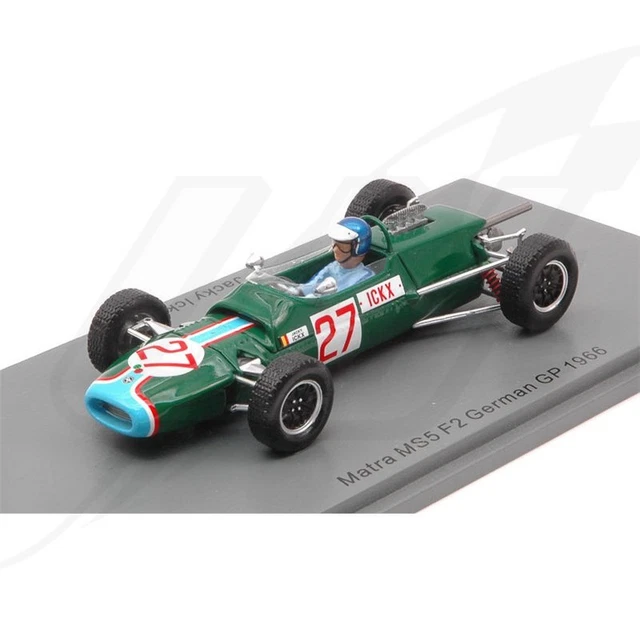 Spark 1:43 Jacky Ickx Matra MS5 #24 GP de Pau formule 2 1966 SF182