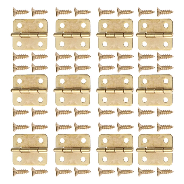 100 pz cerniera in ferro vintage cerniera bronzo verde accessori fai da te con 400 pz viti