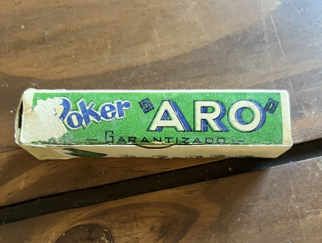 Vintage ARO Mexico Poker celluloid dice - regular  version