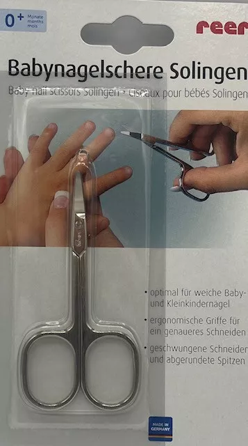 reer Baby-Nagelschere Solingen Nagelpflege Nagel Schere Baby Maniküre Abgerundet