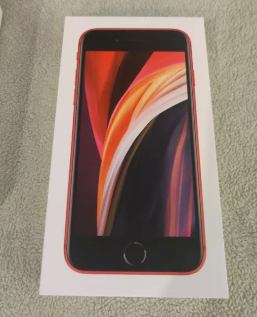 Boîte IPhone SE 2020 Rouge 2nd Génération 64 GB - Boite Vide nouvelle Version FR