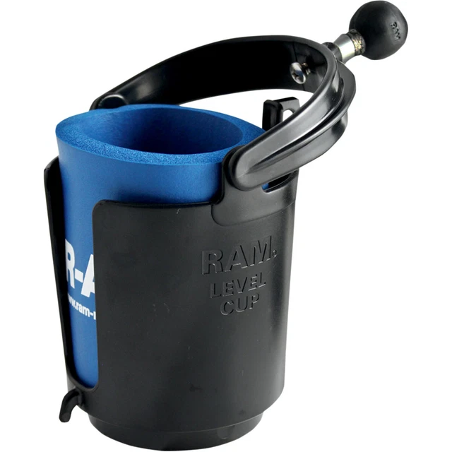 Portabevande Level Cupmit adattatore a sfera 1 pollice Ram Mount
