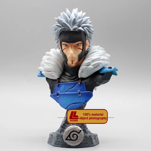 ANIME NINJA SHIPPUDEN Senju Tobirama Head Bust PVC Figure Statue Toy