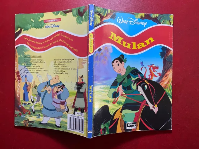 MULAN Walt Disney CLASSICS (1998) Libro illustrato