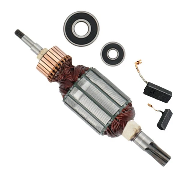 Gruppo Statore E Rotore Motore Per HR4001C/HR4011C - Con Spazzole Carbone E Cuscinetti, Compatibile, In Metallo