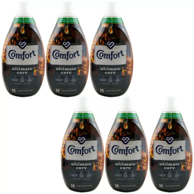 Comfort Fabric Softener Heavenly Nectar 6 X 29.4oz High-Concentration 58WL