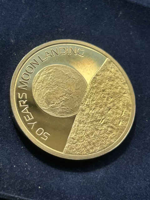 Gold Plated 50 Years Of The Moon Landing 1969-2019