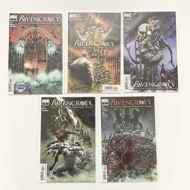 Ravencroft Ruins of Ravencroft #1-5 series plus Dracula Carnage Sabretooth Comic 3