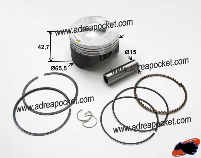 Kit Piston 65,5mm CB250 Complet DIRT BIKE / ATV / QUAD 250cc