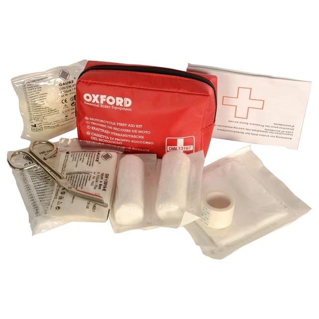 Oxford Under Seat Motorcycle First Care Essential Kit Motorcycle Travel Biker Kit