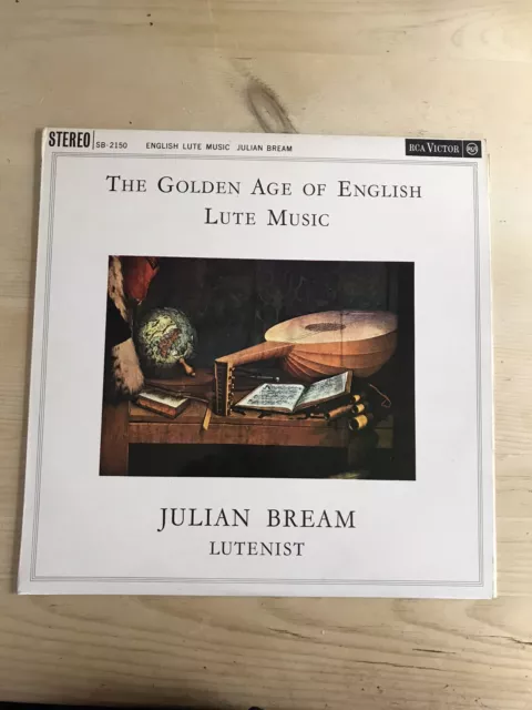 Julian Bream - The Golden Age Of English Lute Music 12" Vinyl LP Free UK Postage